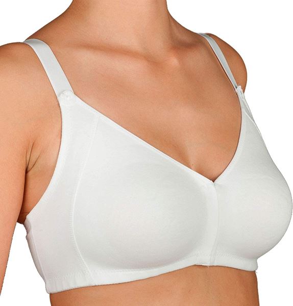 Immagine di NON WIRED FRONT OPENING BLACK COTTON BRA